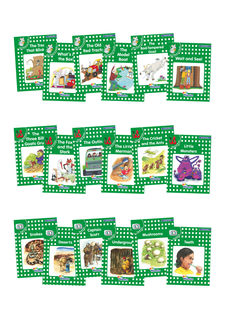 Jolly Phonics Green Decodable Readers for Fluent Reading Jolly Phonics Green Decodable Readers for Fluent Reading
