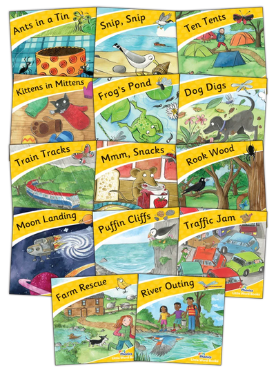 Jolly Phonics Little Word Books (in print letters)