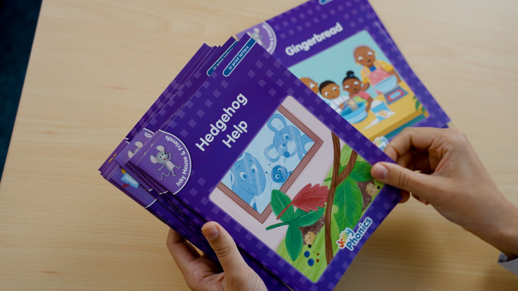 Jolly Phonics Purple Readers (Non-Fiction) Level 5 (Print letters